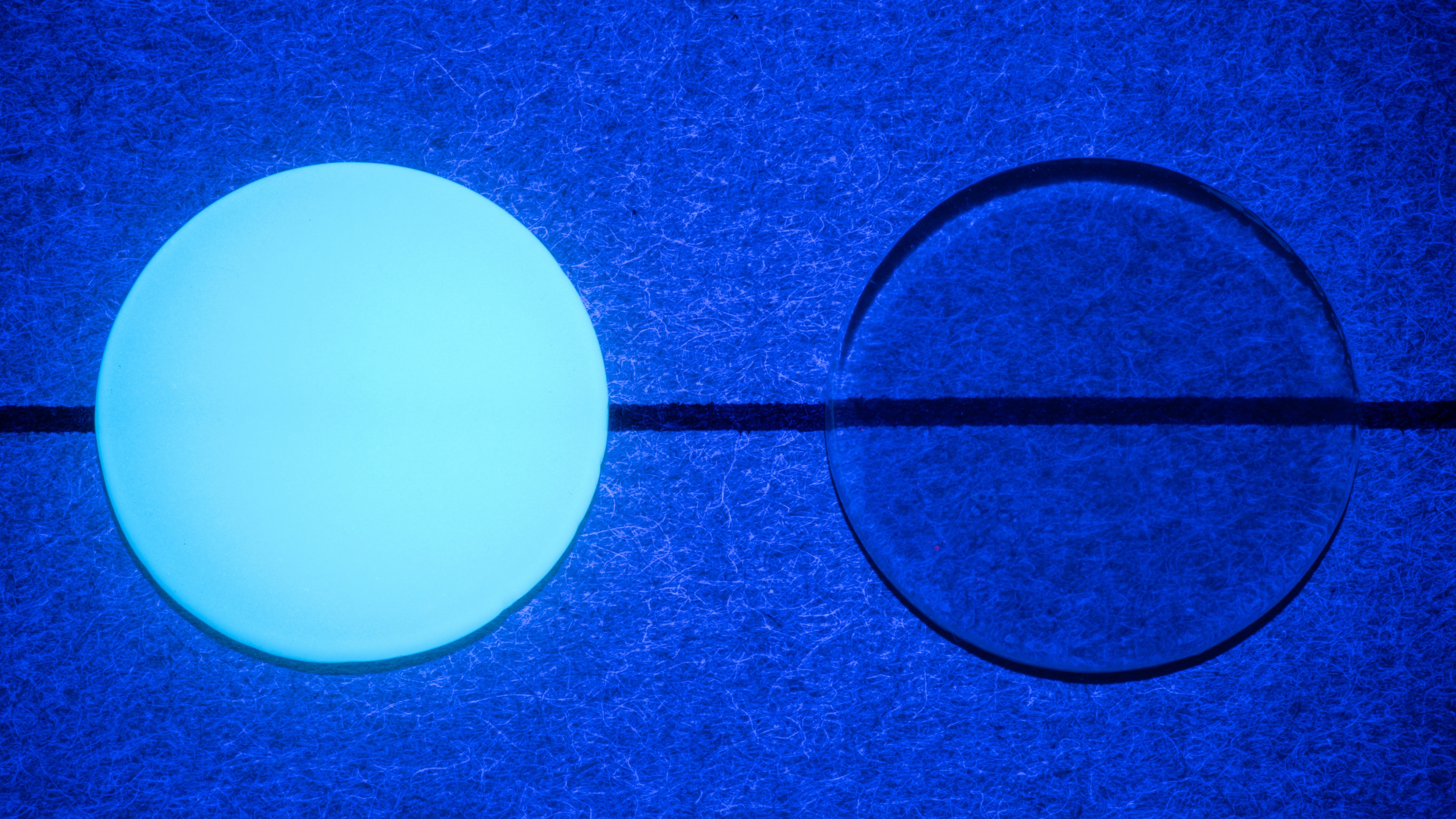 Fluorescence of Glaze Fluo and Glaze